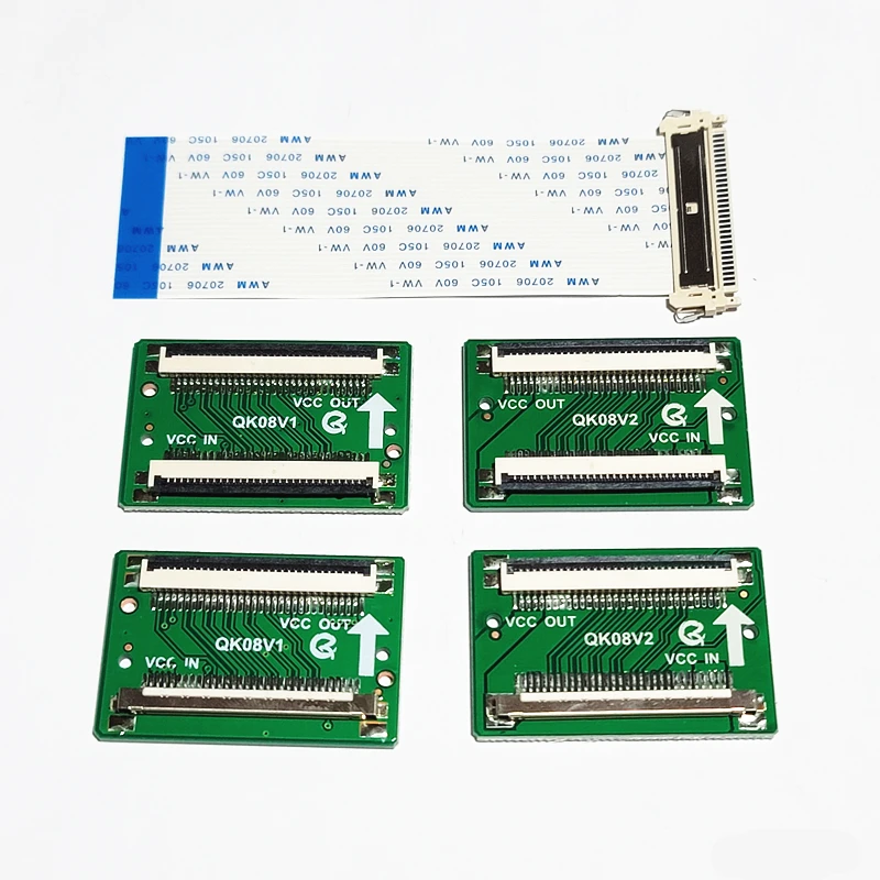 10 SZT. / Adapter kabla ekranowego z definicją rozdzielczości, płyta adaptera FPC do FPC HD LVDS do FPC, adapter kabla QK0801A QK0801B QK0802A QK0802B