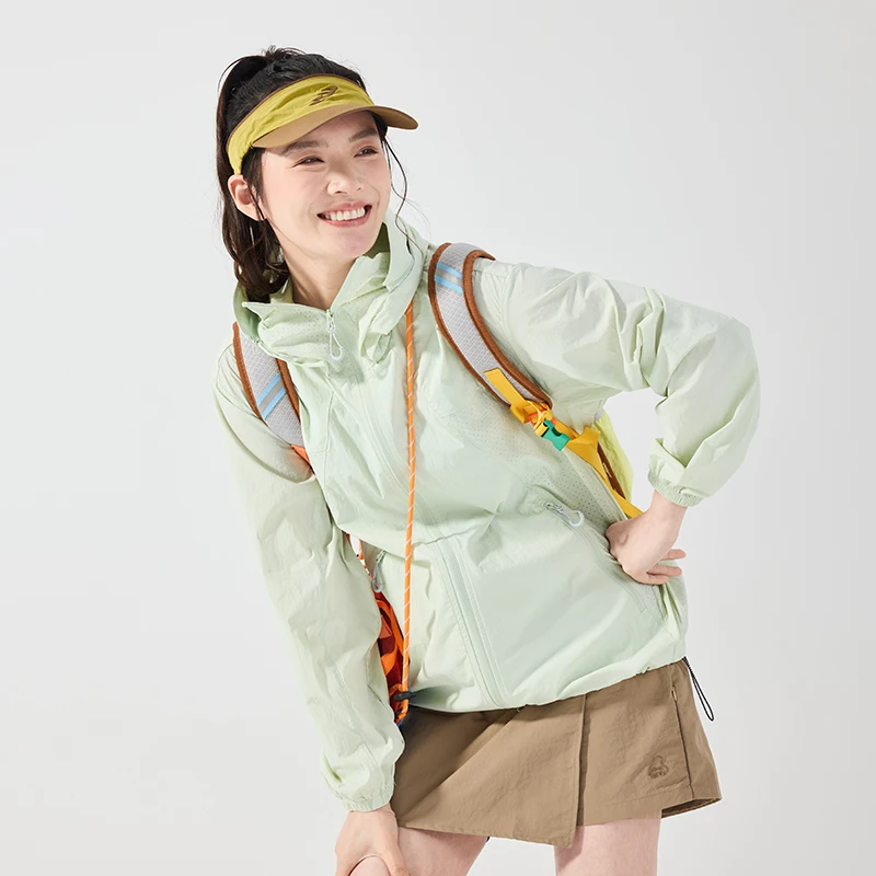 

Women's Lightweight Hiking Jacket Unisex UPF50+ Trekking Camping Sun Protective Clothing Outdoor Breathable Sport Anti UV Coat