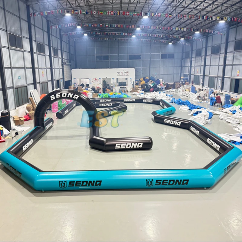 Customized Outdoor Inflatable Race Arena Car Circuit Soft Play Racing Track for Kids for Playground Amusement Park School