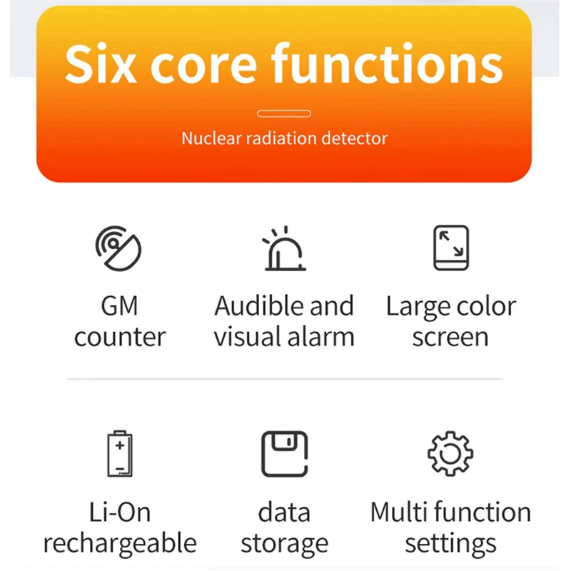 【FAST-SALE】Xy-Ray Geiger GM Counter Nuklearer Strahlungsdetektor