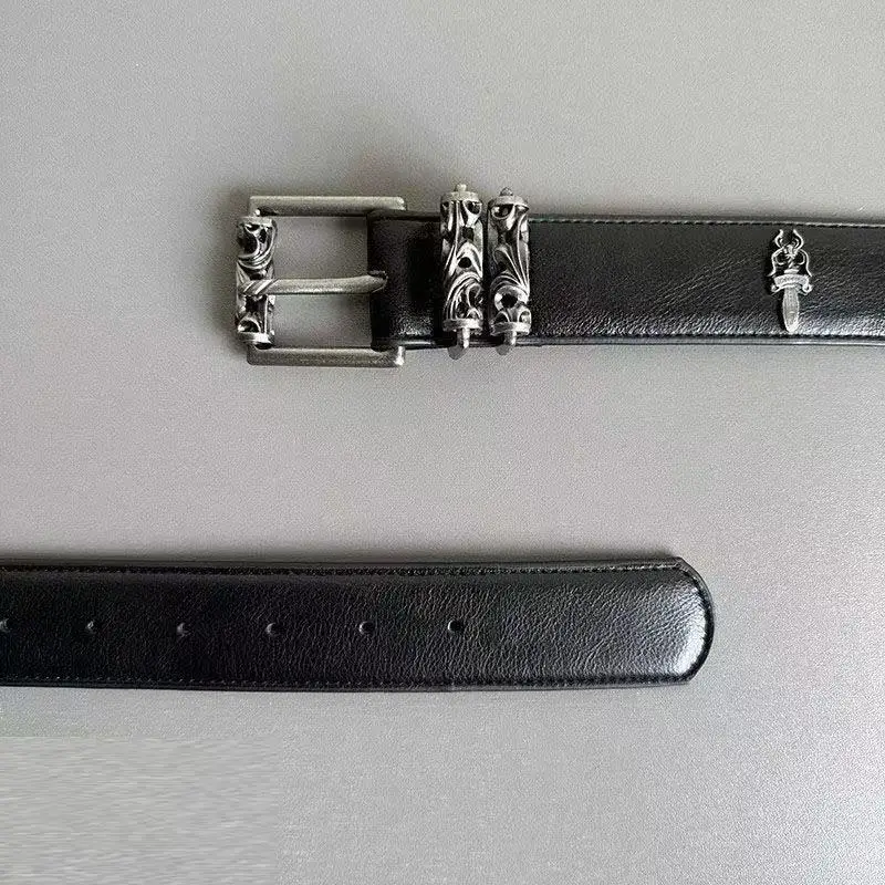 القوطية Y2K النساء الرجال أحزمة العلامة التجارية الفاخرة القوطي السيدات الهيب هوب الشرير برشام الهيكل العظمي طباعة حزام خصر الجينز زنار