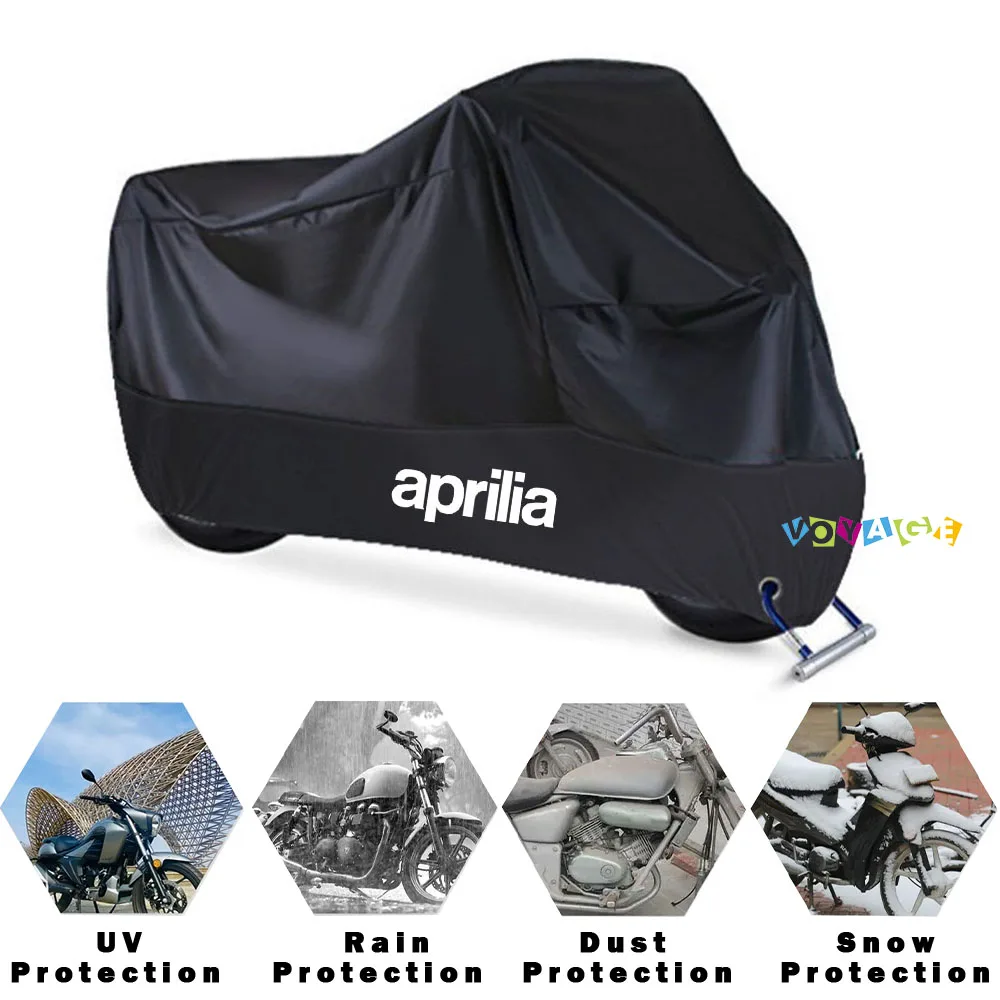 

For Aprilia RSV4 RSV1000/R RS660 Tuono 660 Motorcycle Cover Waterproof Outdoor Scooter UV Protector Dust Rain Cover Accessories