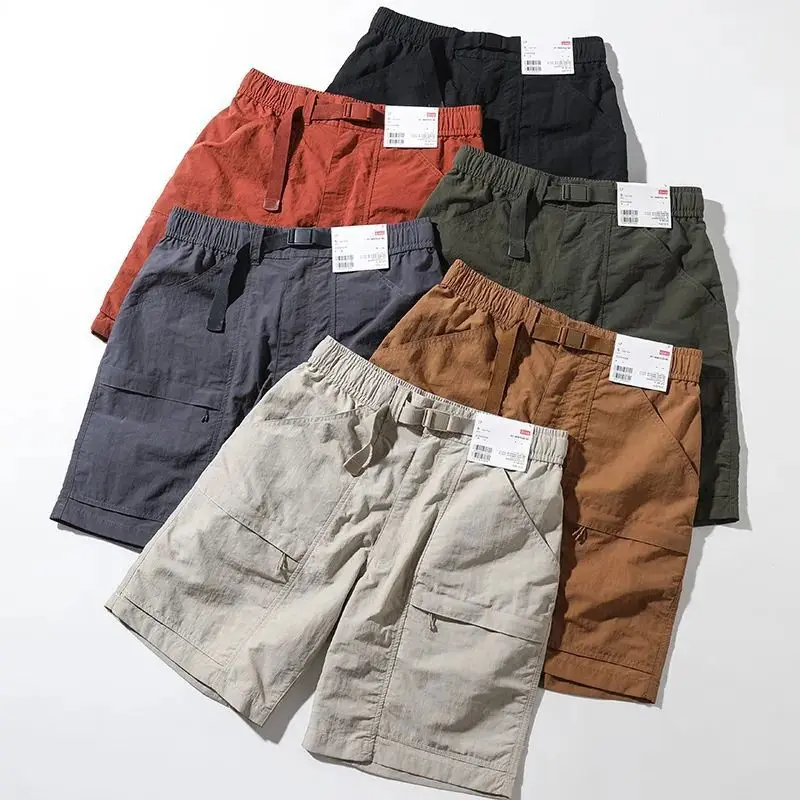 ملابس عمل صيفية للرجال لعام 2025، رياضية وترفيهية، سريعة الجفاف، قابلة للتنفس ومقاومة للماء، شورت بخمسة بوصات #6