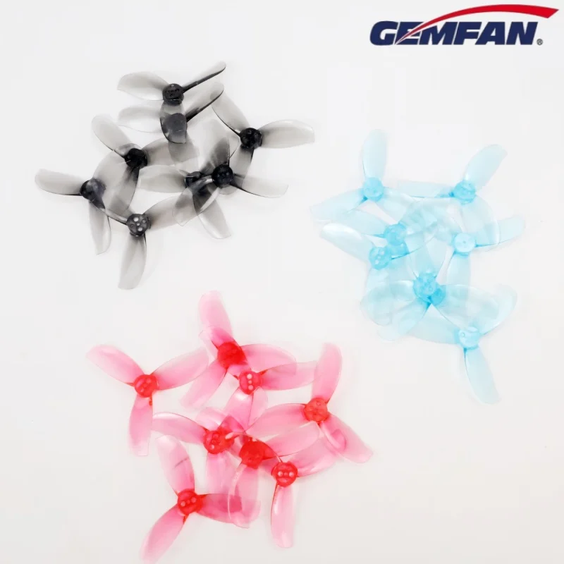 4 Pairs Gemfan D2.5-3 63.5mm Propellers 4CW+4CCW DJI O4 HD Optimized 3-Blades Set for Ducted Whoop FPV Drones