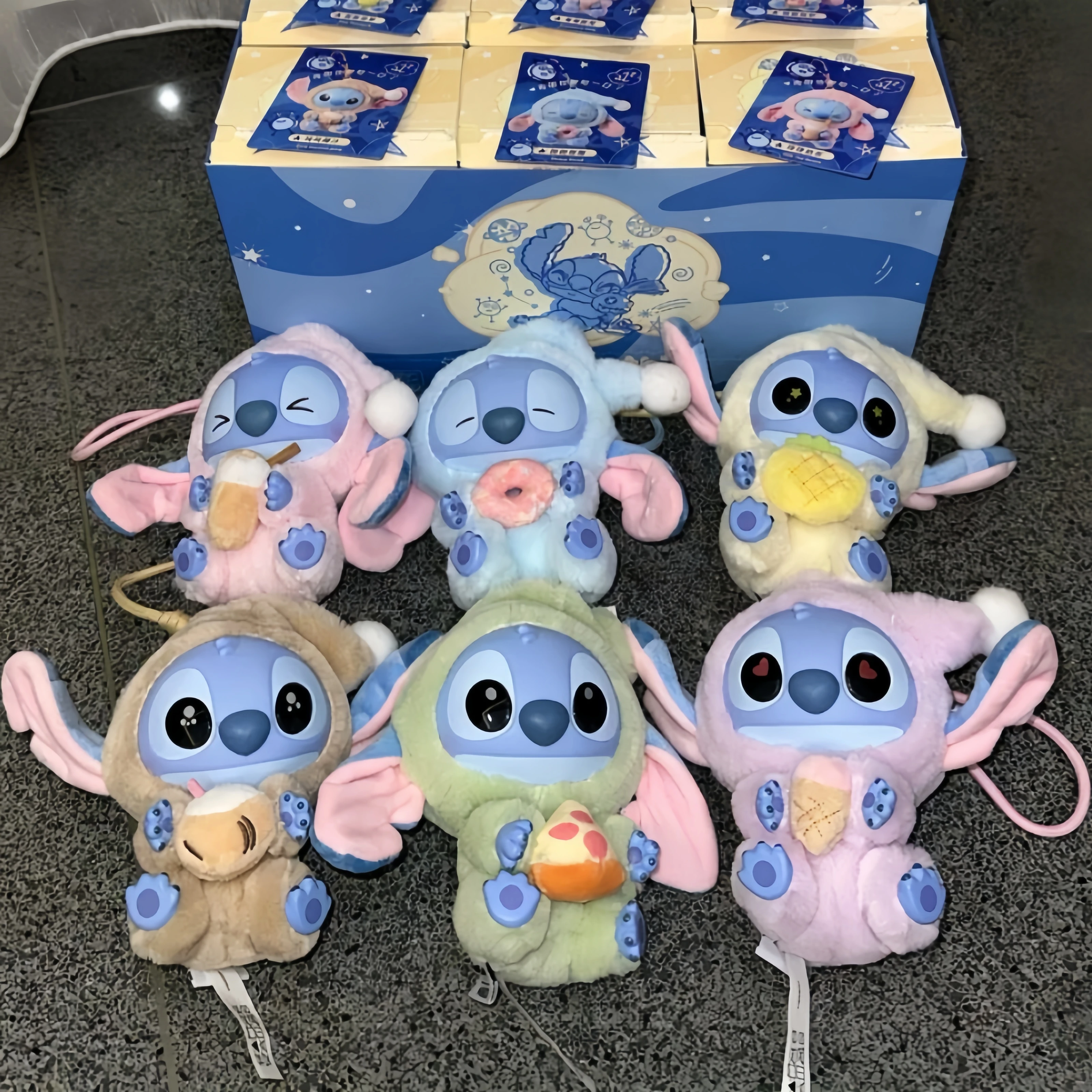 

Высококачественная реплика версии Stitch Blind Box, виниловая плюшевая стежка Kawaii Mystery Box, кукла, экшн-фигурка, рождественские подарки, игрушки для детей
