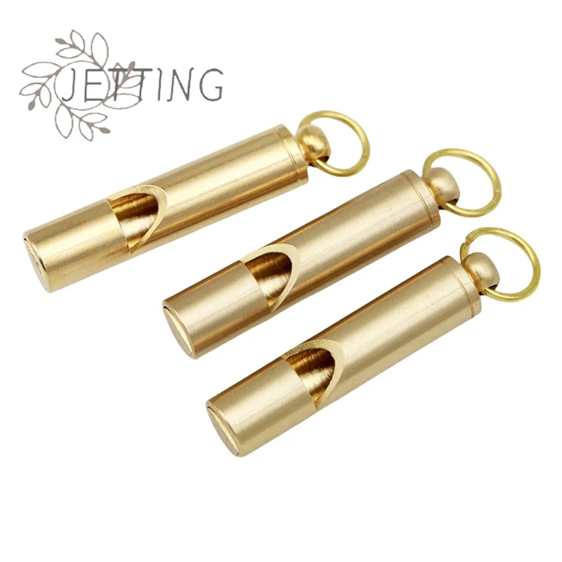 Hot Brass Whistle High Decibel Outdoor Whistle Hiking Camping Life-Saving Whistle Referee Training Whistles Outdoor Gadget