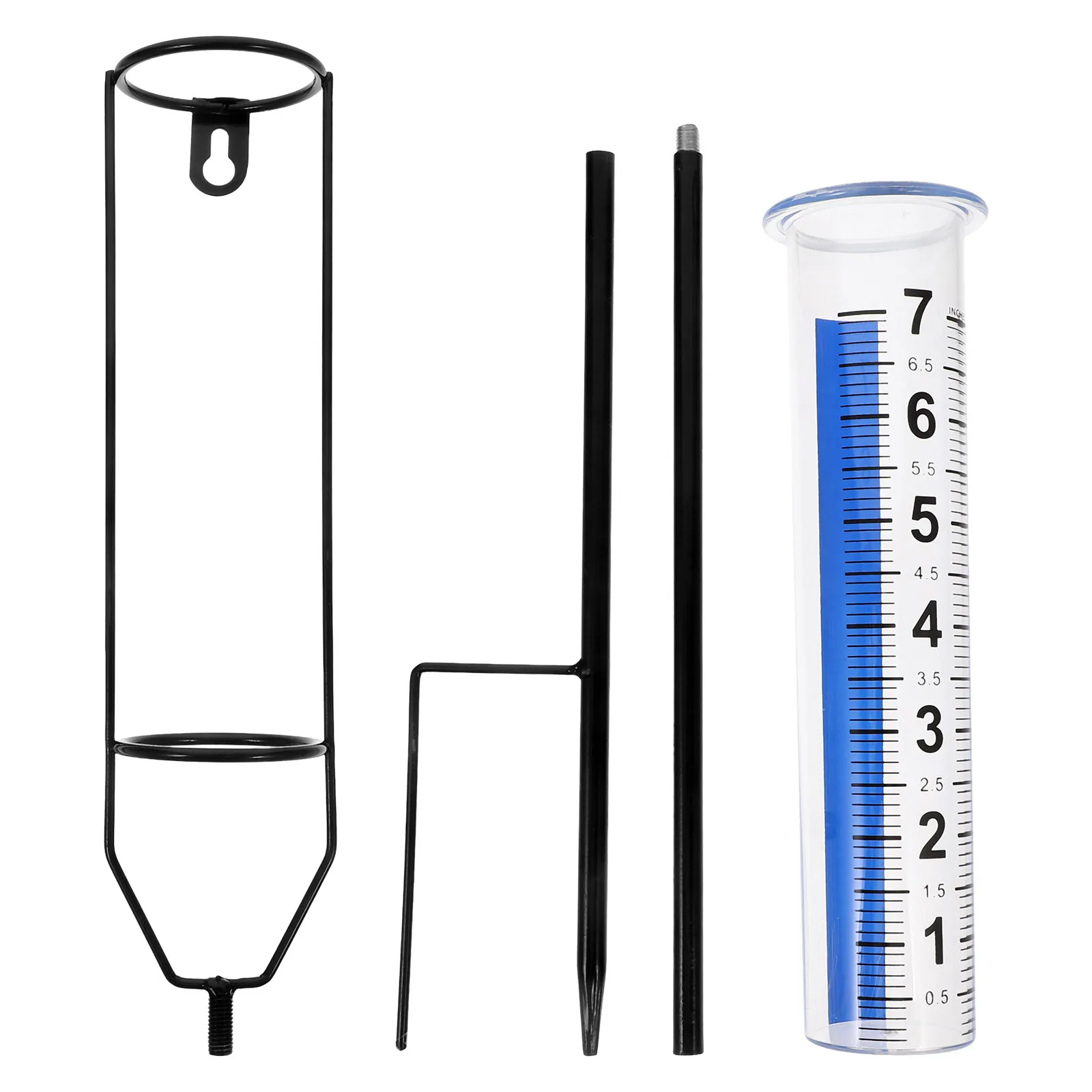 

Rain Gauge With Measuring Cup Large Capacity Outdoor Water Gauge For Garden Yard Lawn Durable Rain Measurement Instrument Tool