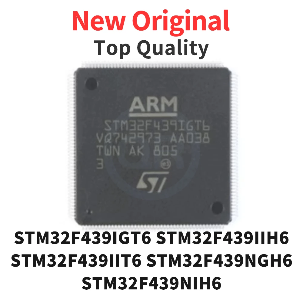 

1 шт. STM32F439IGT6 STM32F439IIH6 STM32F439IIT6 STM32F439NGH6 STM32F439NIH6 QFP новый оригинальный