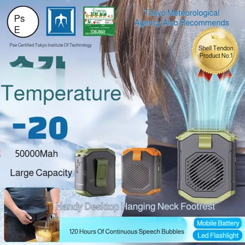 

Мобильный портативный настольный вентилятор, мини-USB-зарядка, поясной вентилятор, кондиционер, уличный портативный поясной вентилятор