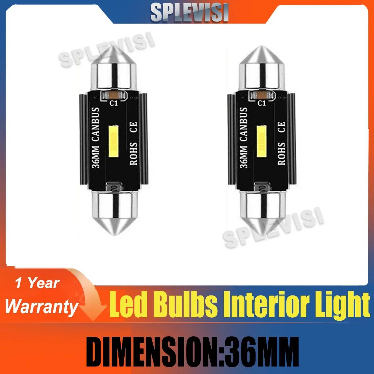 

36mm C5w Led White Bulbs Smd Interior Lamp Canbus Car Festoon Light Bulb 12v led lights for car acessórios para carro