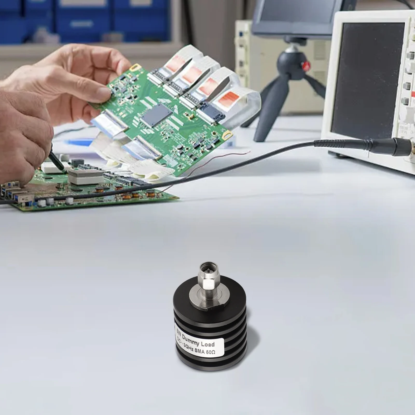 For SMA Male Connector Compatible Virtual Loading Resistor Rated at Up to 5100 and Frequency Range of DC to GHz
