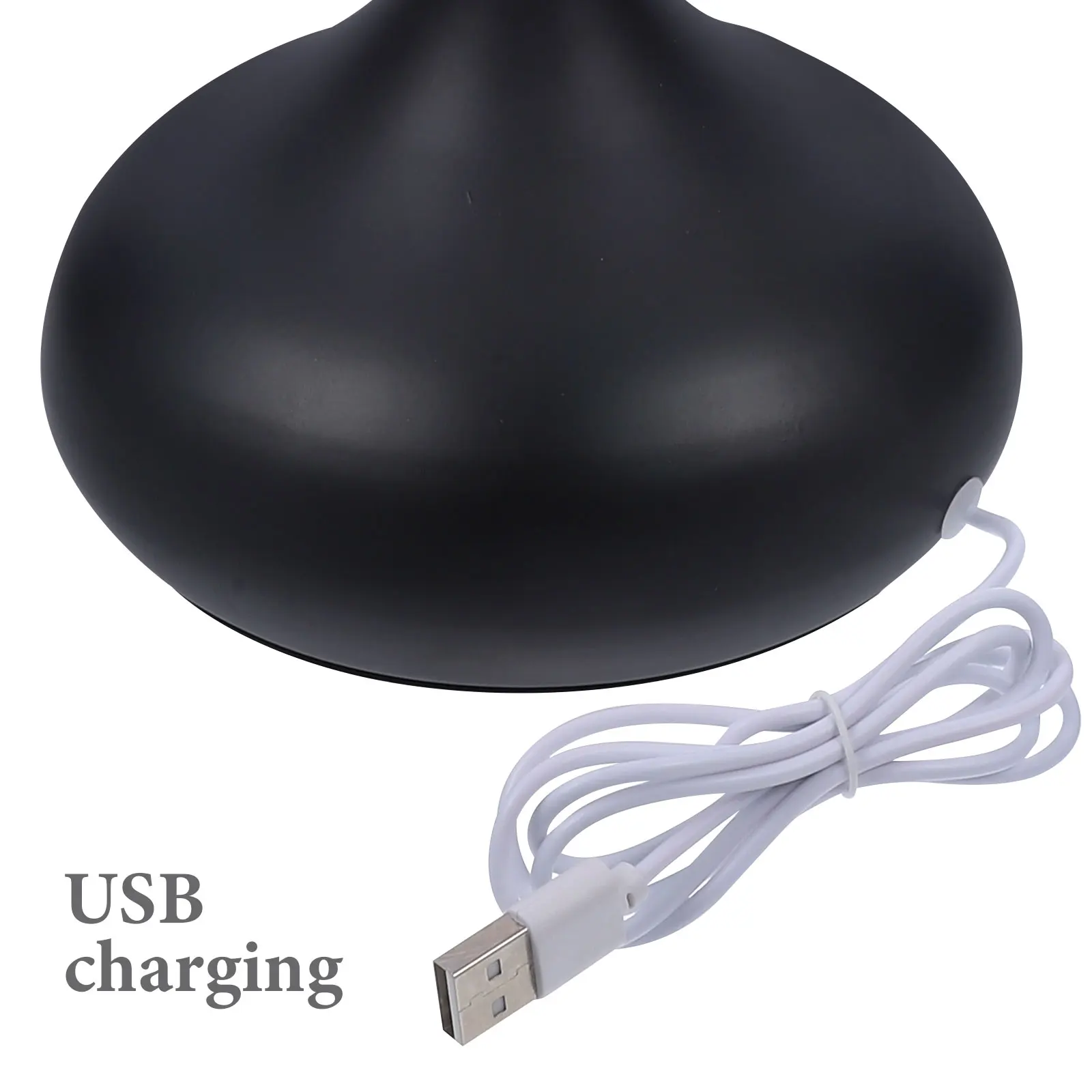 

1pc Dimming Night Lamp Table Light Bedroom USB Cloth Shade Warm Light Gift for Christmas Festival Birthday