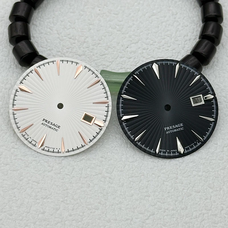 Mod NH35 Dial 35mm Cocktail-Style Dial With A Sunburst Finish Single-Date Display Suitable For Watches Equipped With The NH35 NH