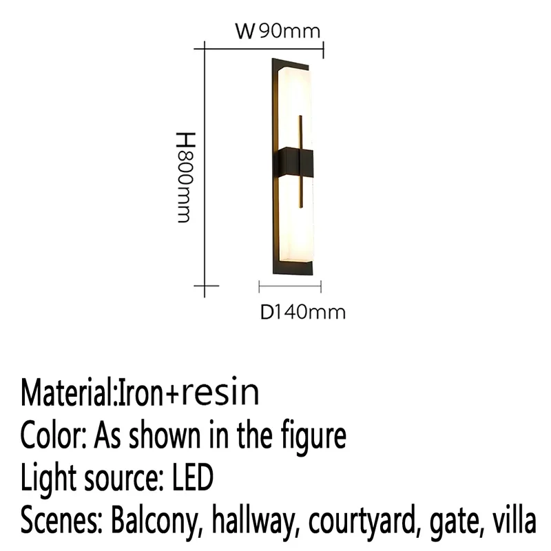 ALBERT Contemporary LED Outdoor Wall Lamps Electric Simplicity Waterproof Balcony Hallway Courtyard Villa Gate Hotel