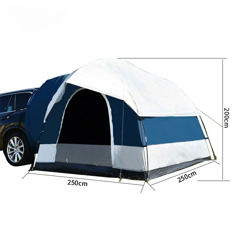 SUV off-road vehicle trunk tail tent canopy awning mosquito-proof camping car tent