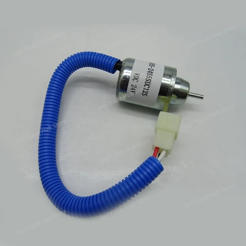 Flameout Switch 1503ES-24S5SUC12S 24V Excavator Parts Flameout Solenoid Valve