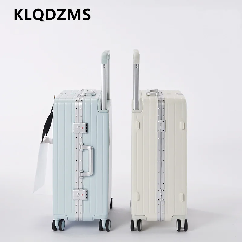 KLQDZMS USB Charging Suitcase Multifunctional Boarding Box 20