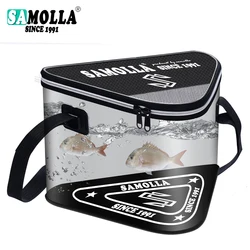 Caja peces vivos EVA – Transparente y plegable para pesca