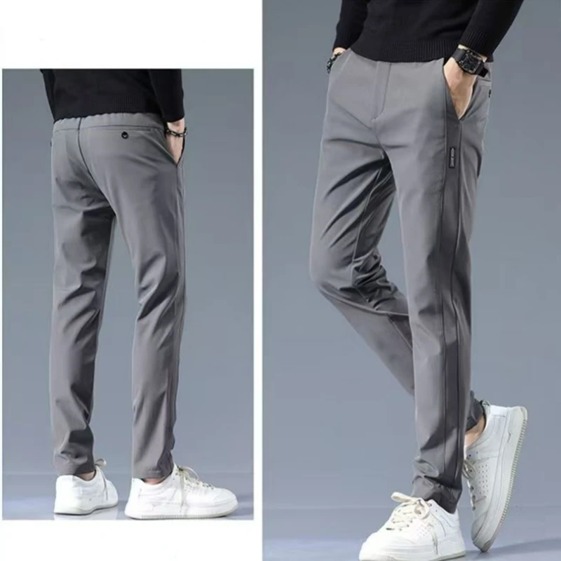 Autumn new men's golf straight pants, slim fashion casual golf pants, high quality elastic golf sports pants