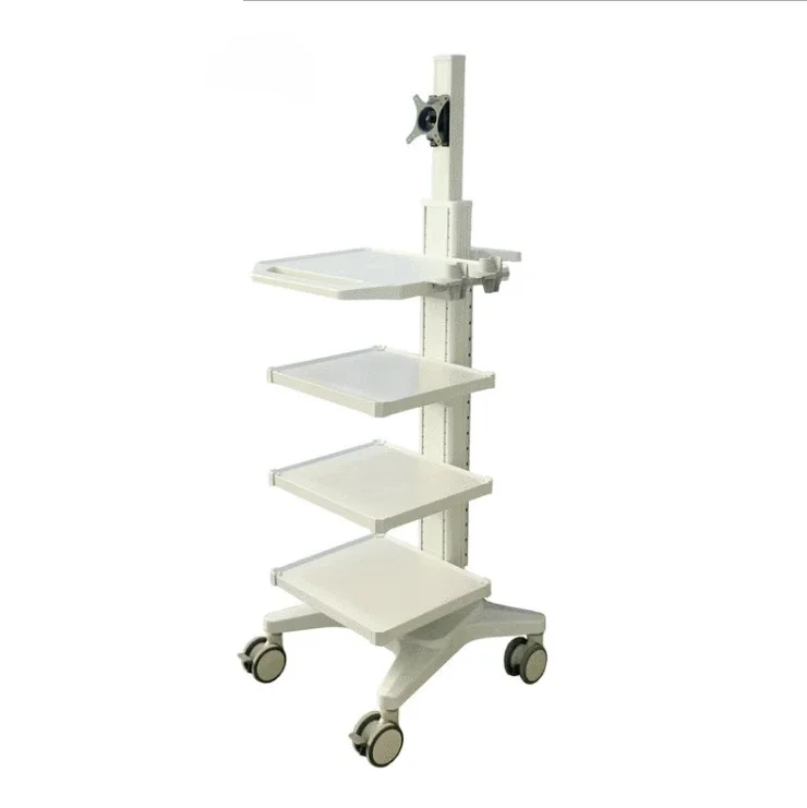 Low Price Medical Mobile trolley endoscope surgical equipment instrument cart arthroscope laparoscopic shelf