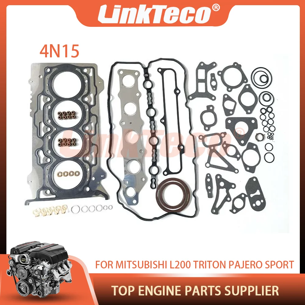 Cylinder Head Gasket Set Fit 2.4 L 4N15 For MITSUBISHI FIAT L200 TRITON PAJERO SPORT 2.4L 2014-2024 51075200 1000D061 6000605006