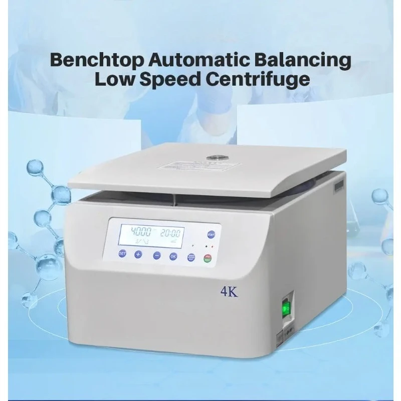 

【Best-selling】CenLee4K CE Certificated Centrifuge Machine 4000rpm Angel Rotor 24x10ml Brushless Motor Low Speed Laboratory Centr