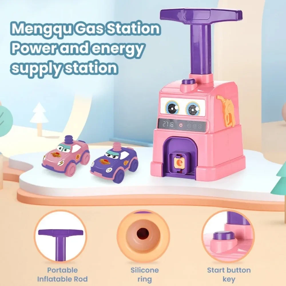 

Children's Fun Power Skateboarding Balloon Toy Car, Baby's Intelligence Enlightenment Kindergarten Experimental Air Sliding Car