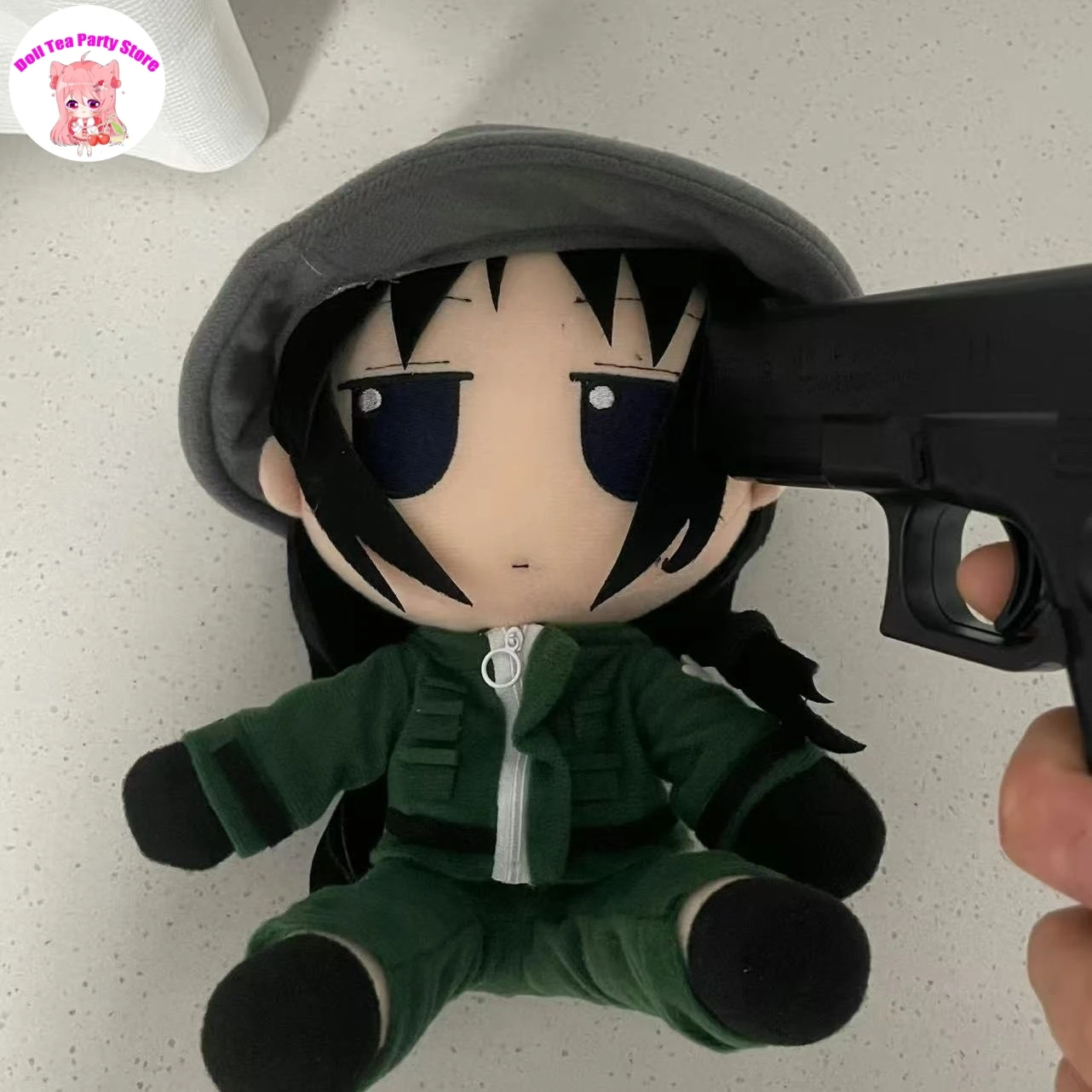 Girls' Last Tour Yuri Chito Kawaii Sitting Posture Plush Cotton Doll Funny Soft Stuffed Plushies Anime Toy Figures Fans Gift view 2