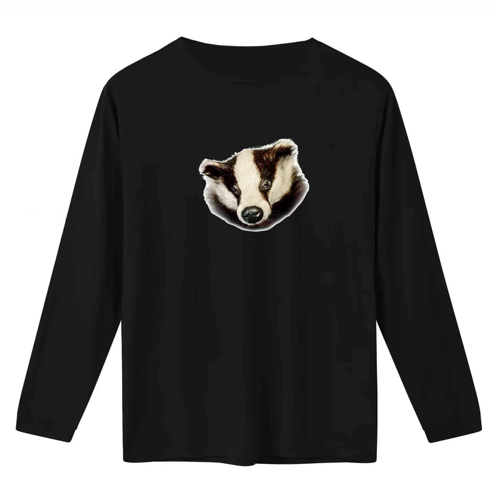 Mr Brock the Badger head T-Shirt Summer Casual Cotton Tee Oversized Streetwear Tops Vintage Graphic Print Unisex Men Women