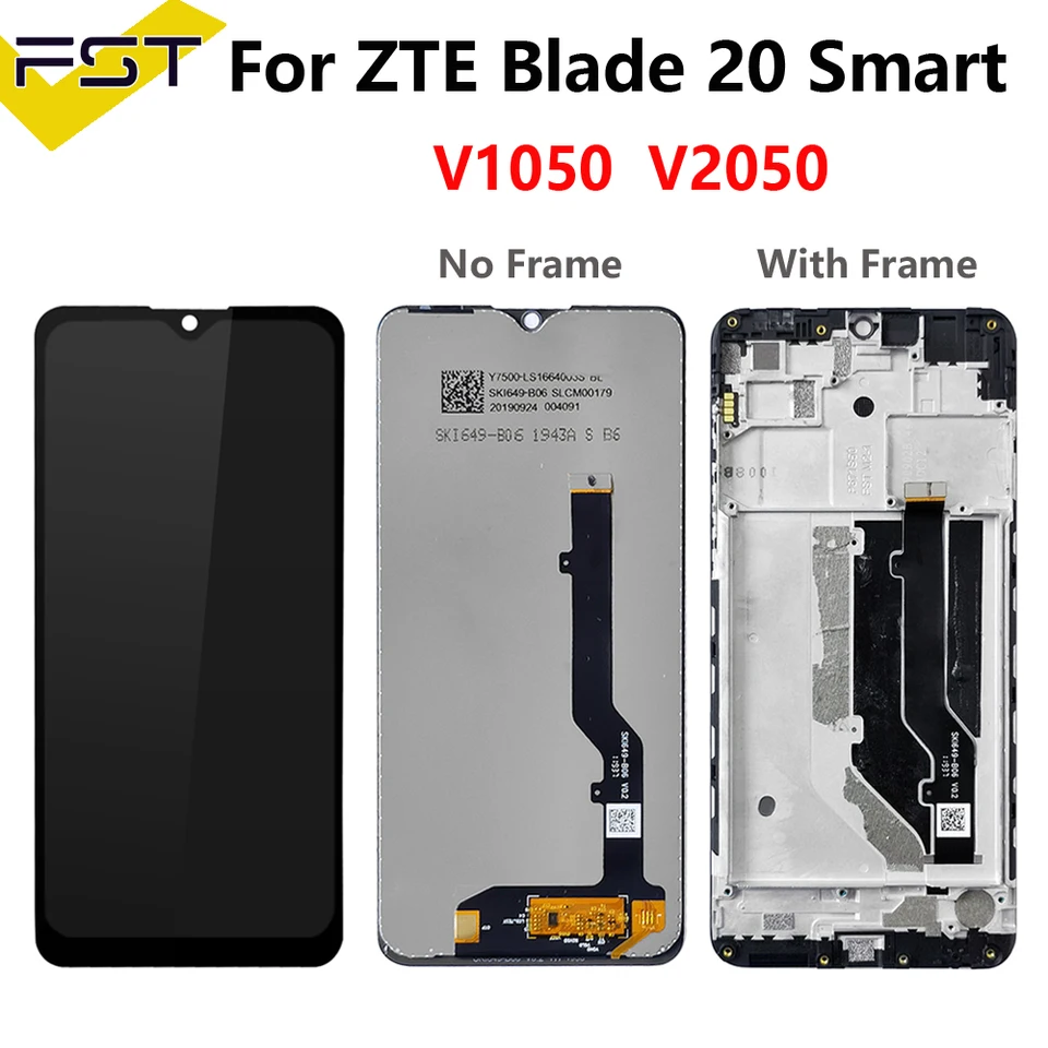 6.49 inch For ZTE Blade 20 Smart V1050 V2050 LCD Display And Touch