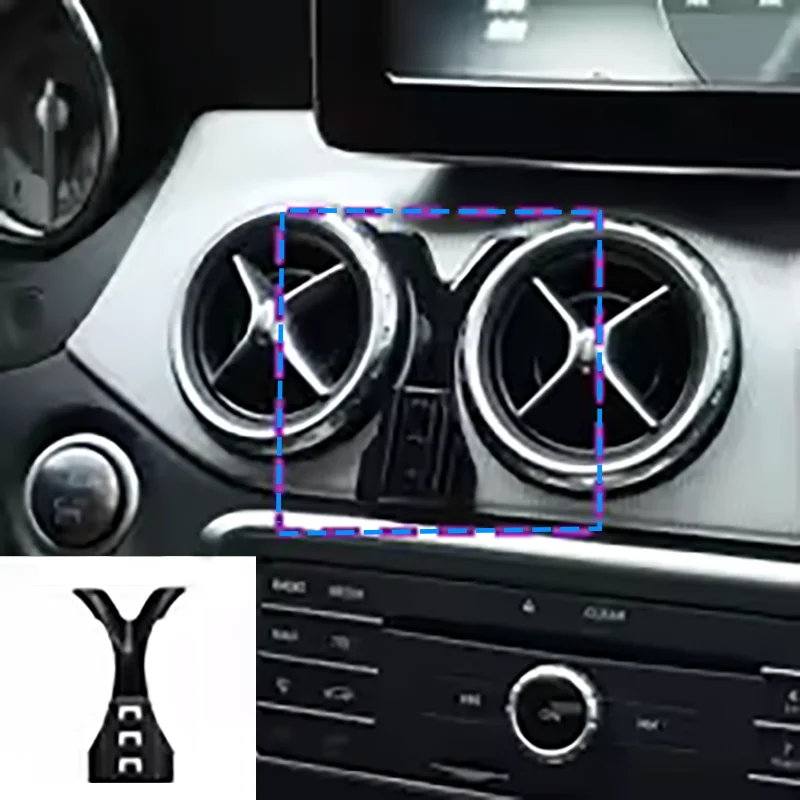 

Car Phone Holder For Mercedes Benz CLA C117 2013--2019 phone stand special car anti-shake navigation stand