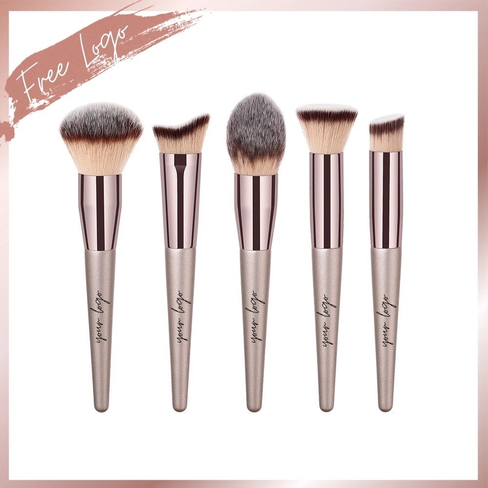 Big Size Single Contour Brush Custom Logo Buffer Blending Make Up Brush for Face Cheekbones Powder Cosmetics Tools