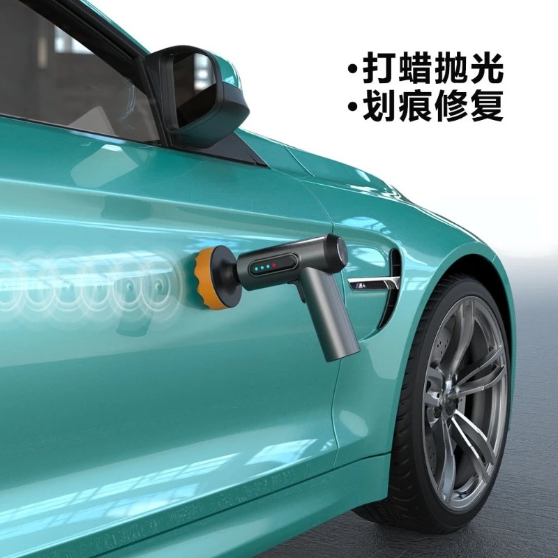 Cordless Digital‑Display Mini Polisher Waxer For Car And Household Floor Buffing Work