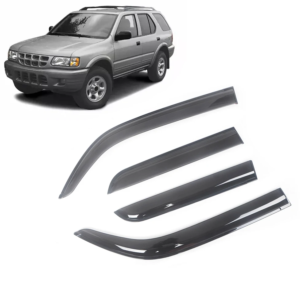 

For ISUZU RODEO 1994-2004 Car Side Window Visor Sun Rain Guard Shade Shield Shelter Protector Cover Frame Sticker Accessories