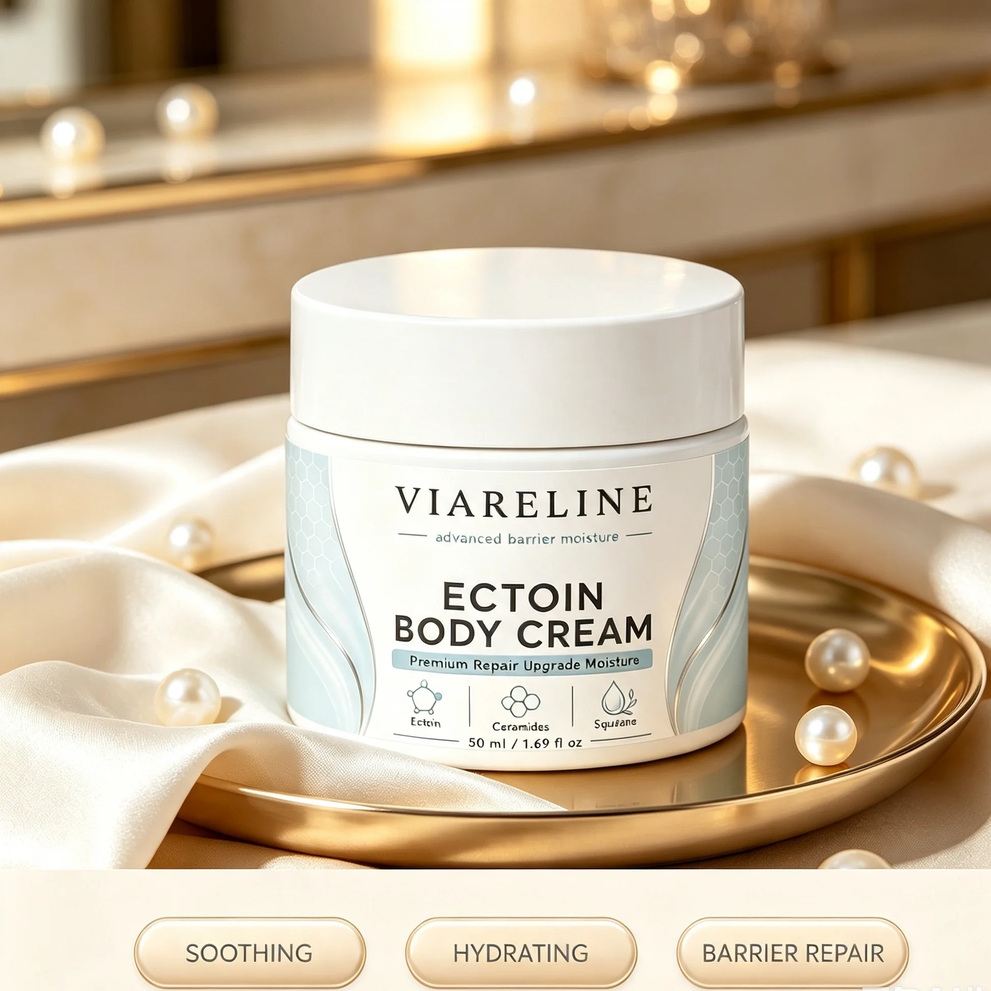 Soothing Ectoin Body Recovery Cream Repair Skin Barrier Relieve Dry Itchy Skin Winter Dry Skin Essential Body Care