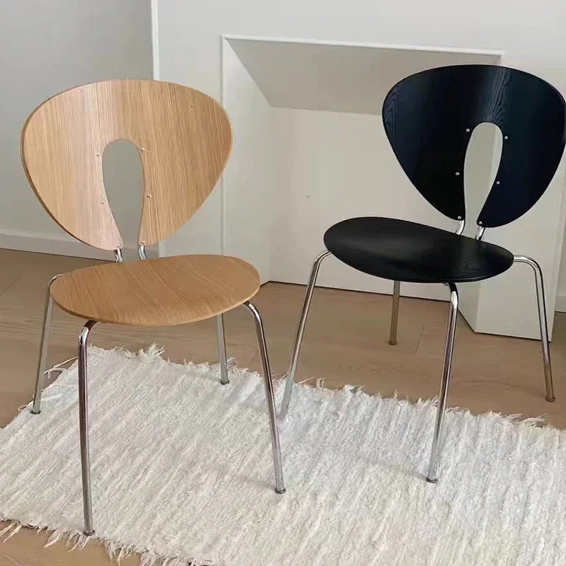 Luxury Modern Dining Chairs Nordic Chair Kitchen Living Room Office Vintage Furniture Chic Minimalist Home Muebles Design Accent