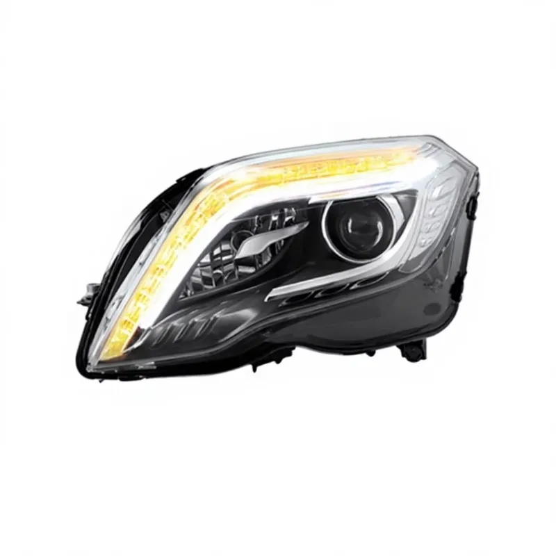 Headlight Assembly 13-15  High-End 12V LED Daytime Running Lights & Turn Signal Headlights