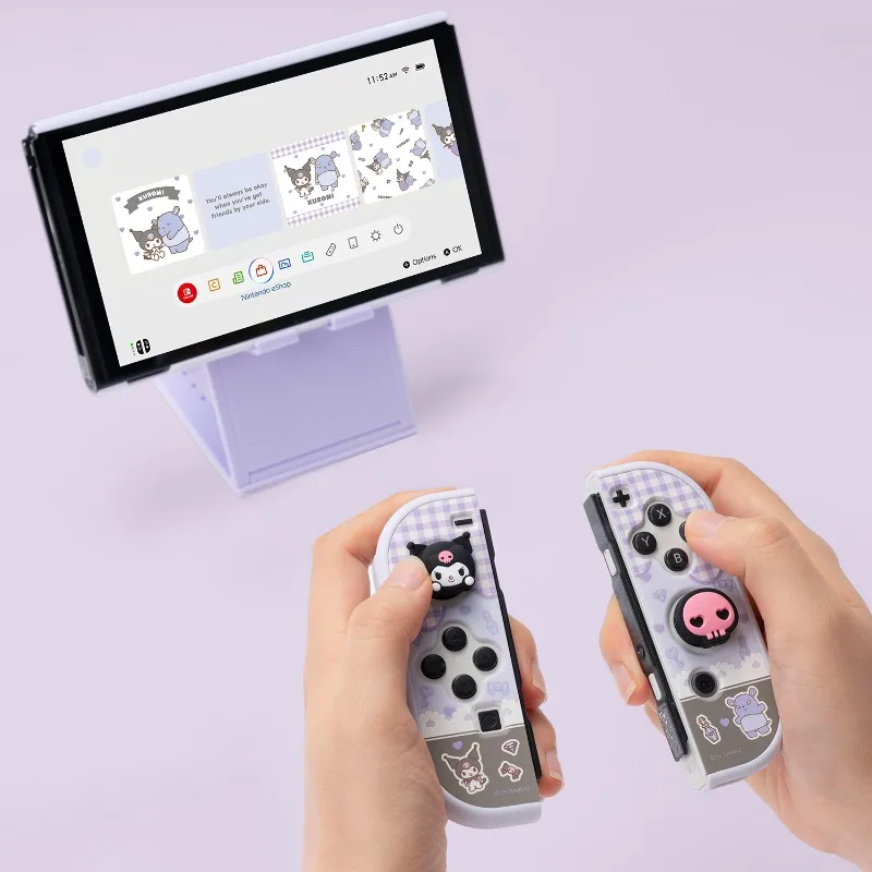 

Sanrio Kurome Switcholed Protective Case Hard Shell Anti-fall NS2 Accessories Cute Girly Heart Game Console Protective Case New