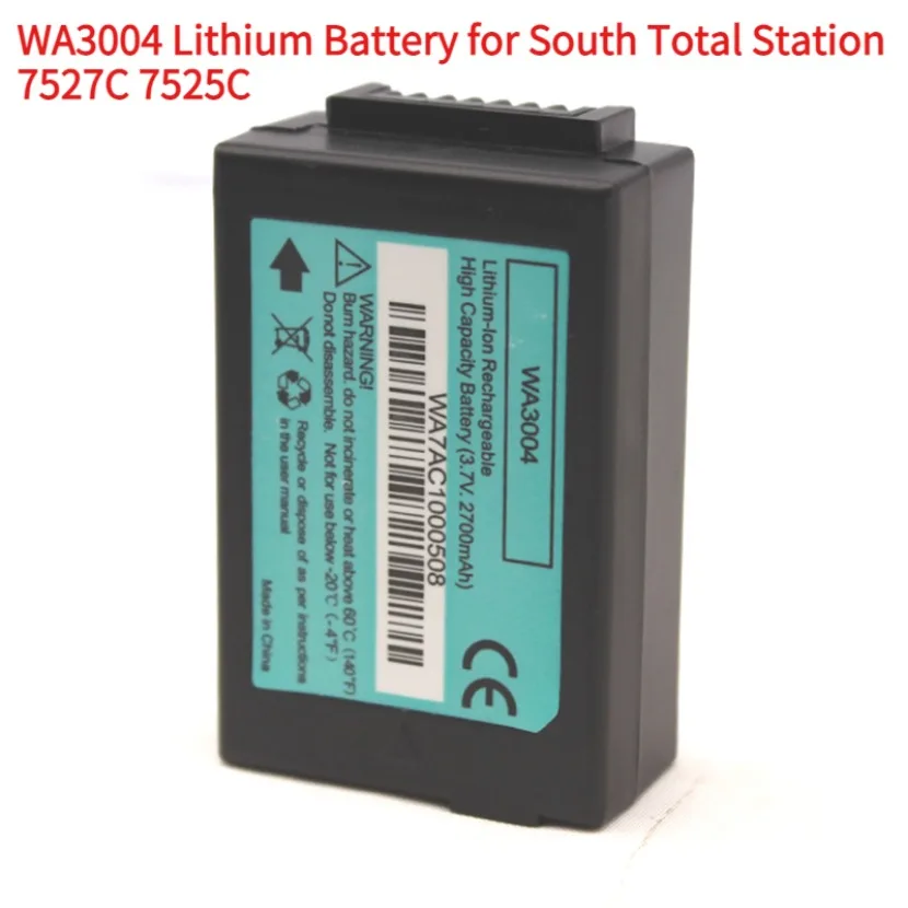 

2700mAh WA3004 RTK Lithium Battery for South PSION 7527C 7525C Total Station High Quality Handheld GPS/GIS Rechargeable Battery