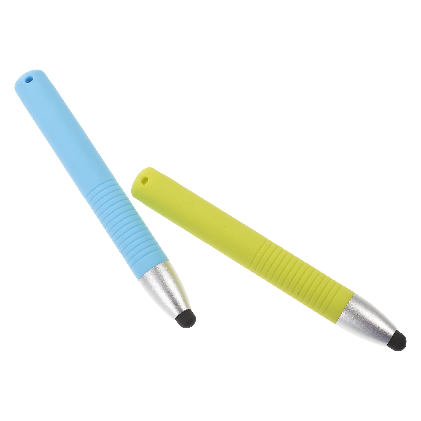 

2Pcs Universal Stylus Pen Capacitive Touch Screen Stylus Soft Tip Ergonomic Grip Children Learning Drawing Screen Writing Pen