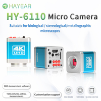 Ultra HD 4K HDMI 1080P USB Digital Industrial Microscope Camera Lab Detected Images Acquisition Video Recorder Silver