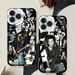 Tom Bill Kaulitz Tokio Hotel Phone Case For iPhone 11 12 Mini 13 14 15Pro Max Transparent Shell