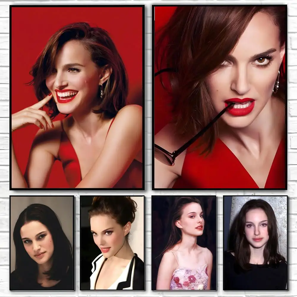 N-Natalie Portman Poster Poster High Quality Wall Art for Home Office Bedroom Living Room Perfect