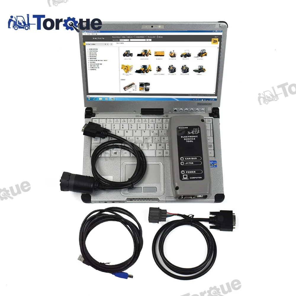 for JCB Diagnostic electronic service tool JCB diagnostic scanner tool Service Master with SPP CF C2 laptop V21.2.6