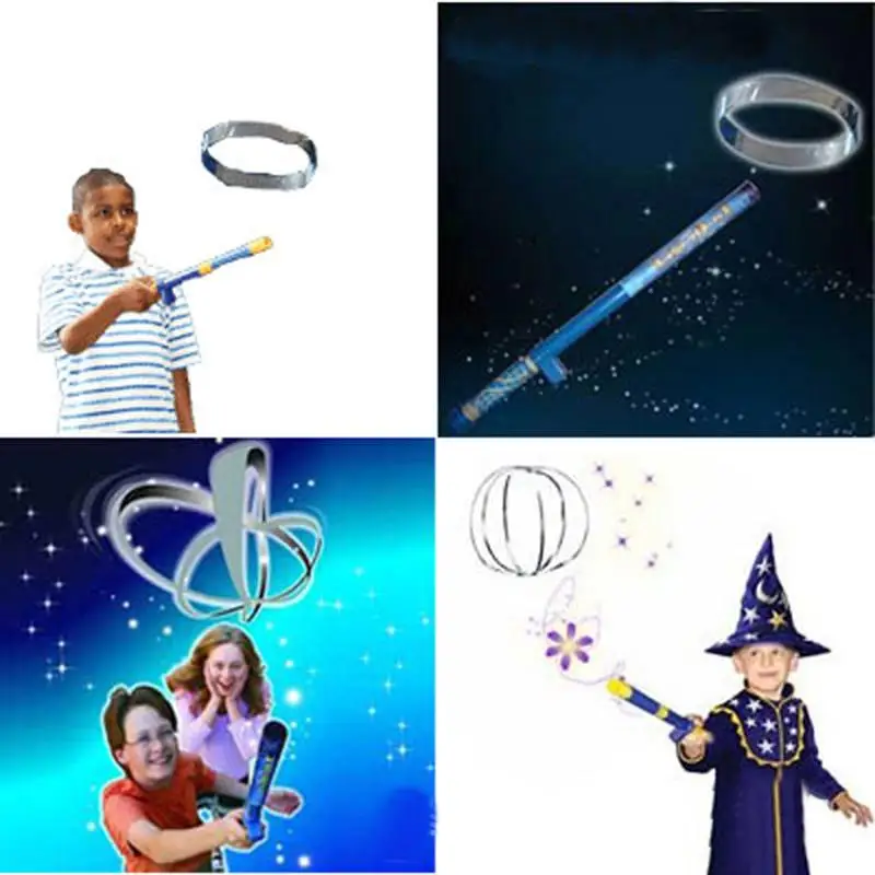 Fun Fly Stick With Electric Static Magic Controller Magic Wand Levitation Fly Stick Toys Professional Magician Tricks Cane Staff