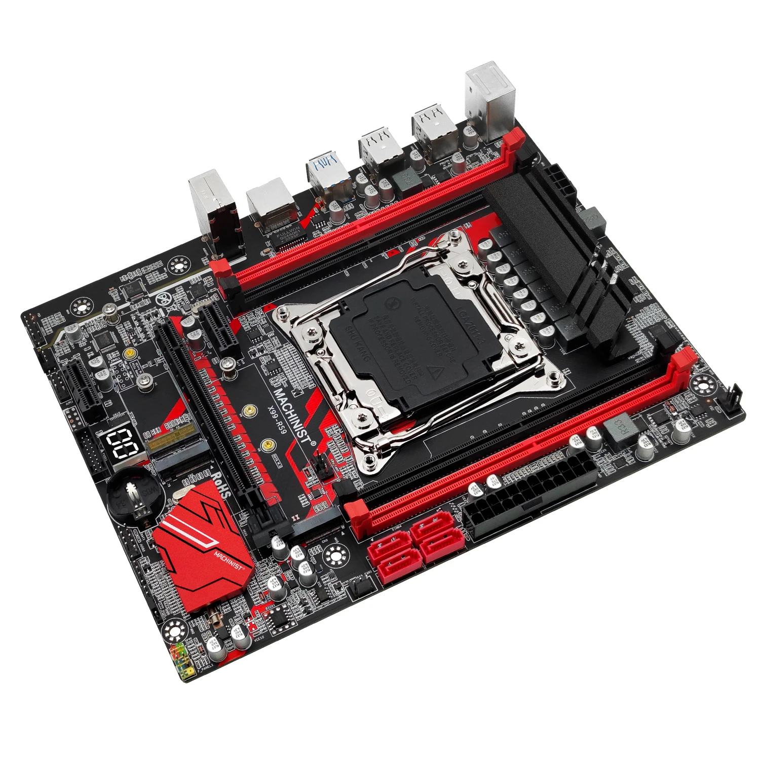 اللوحة الأم MACHINIST RS9 X99 LGA 2011-3 تدعم معالج Intel Xeon CPU DDR4 RAM ذاكرة رباعية القنوات USB3.0