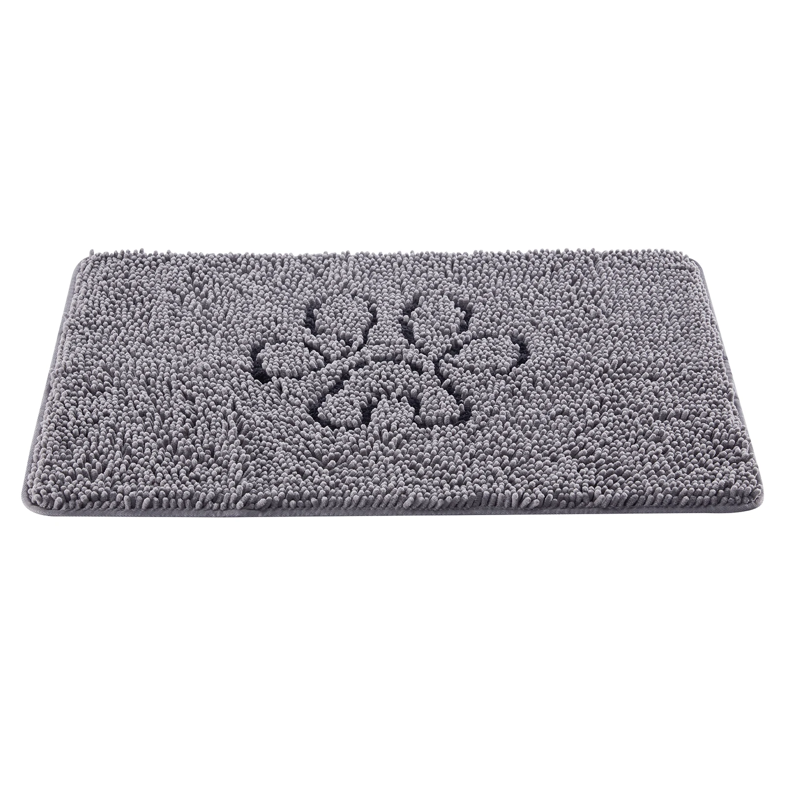 

Chenille Indoor Doormat Traps Mud and Water, Non Slip Low-Profile Rug Doormats for Muddy Shoes and Dog Paws