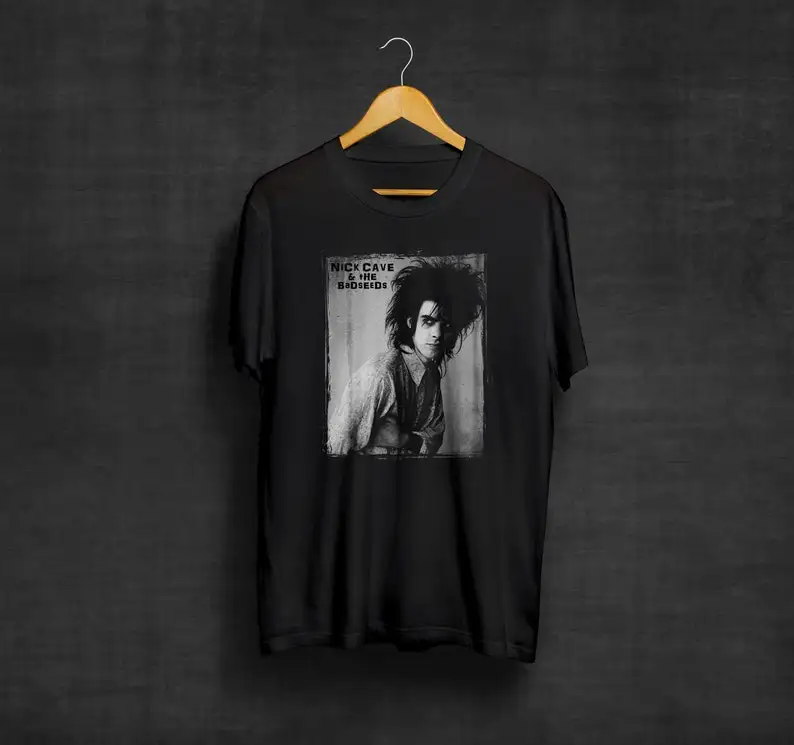 Nick Cave And The Bad Seeds Black T  PostPunk  Rock  Band sshirt