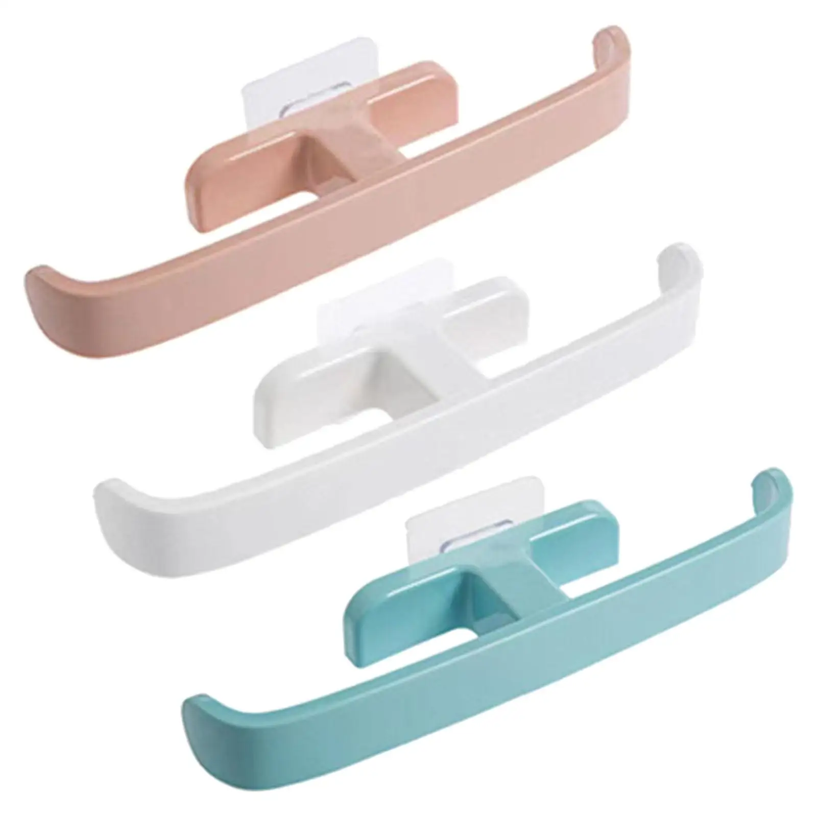 2-6pack Bathroom Towel Slipper Hanging Rack Self Adhesive Wall