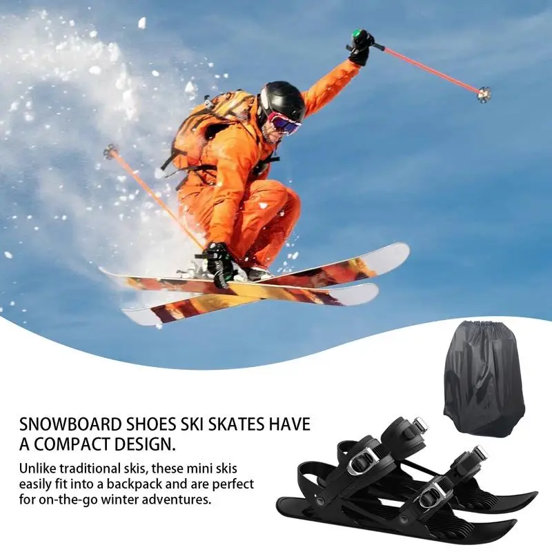 Winter Outdoor Sports Snow Board Snowshoes Skates for Snow Compact Skiing Accessory Adjustable Skiing Tools Non-Slip Snow Feet